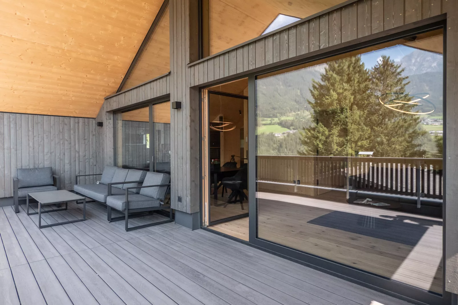 Penthouse in Mieders-Terrasbalkon
