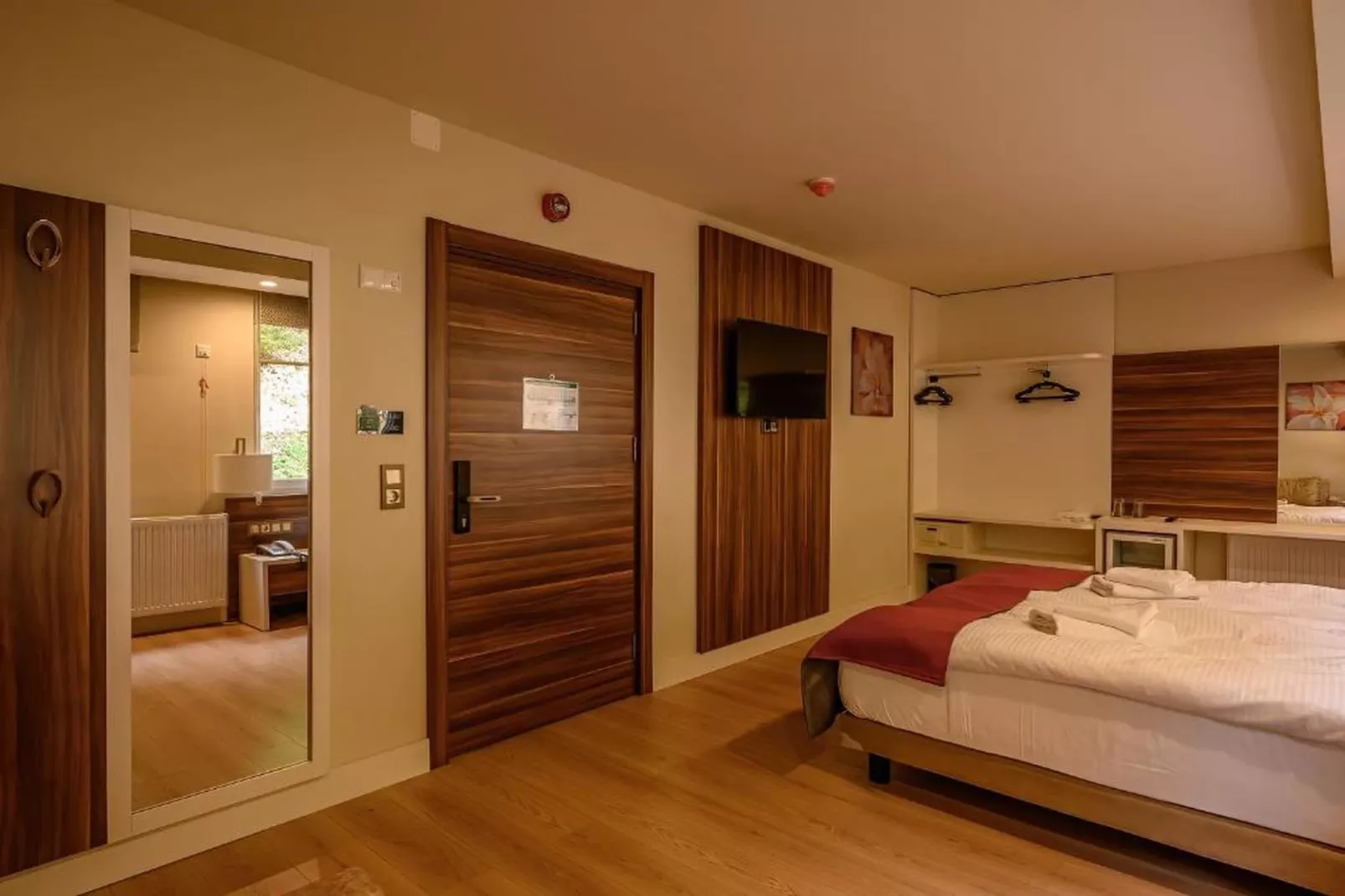 Schwarzbachtal - Double room Forest and Mountain View With balcony-Slaapkamer