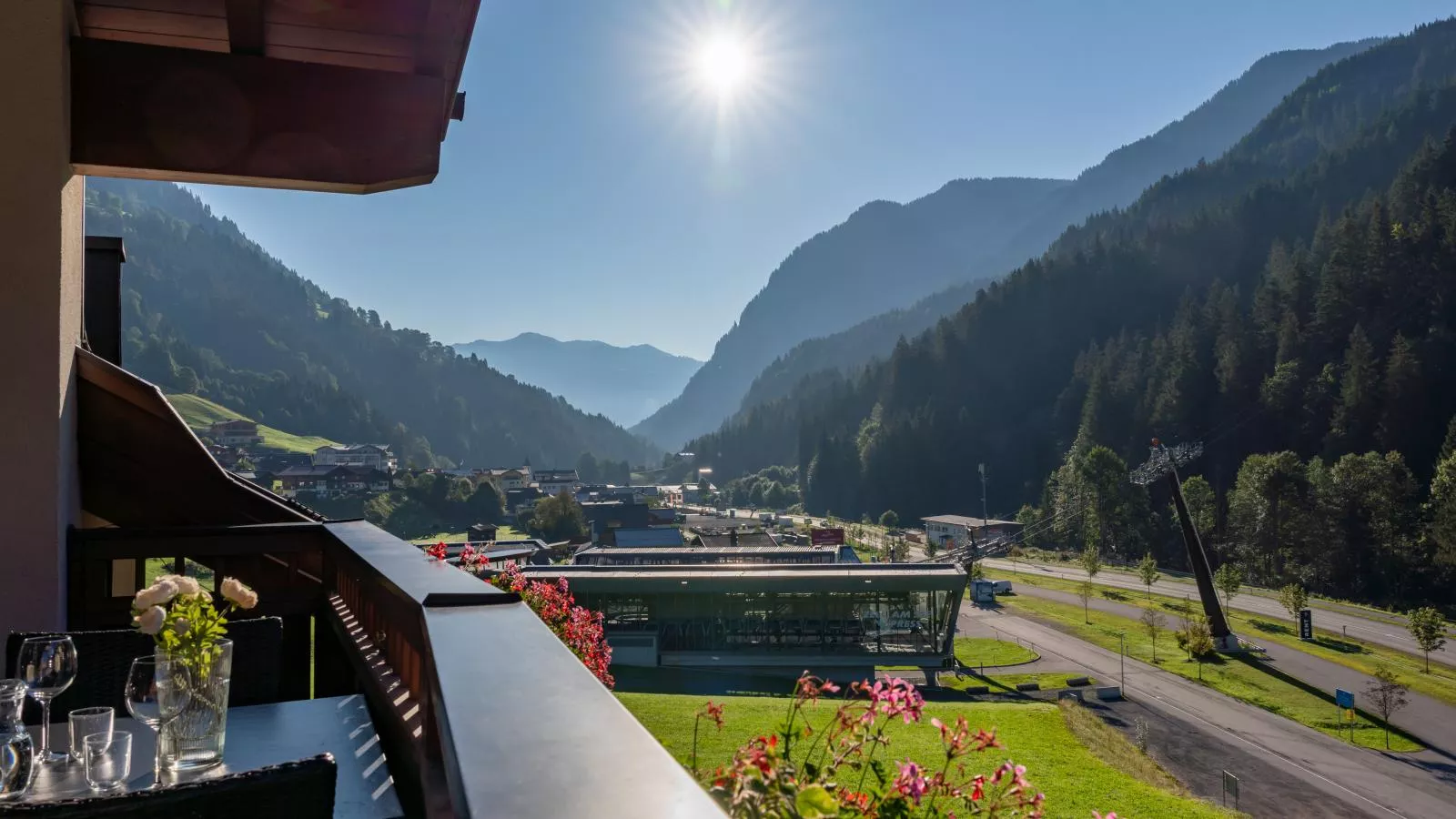 Saalbach Hinterglemm-Uitzicht zomer