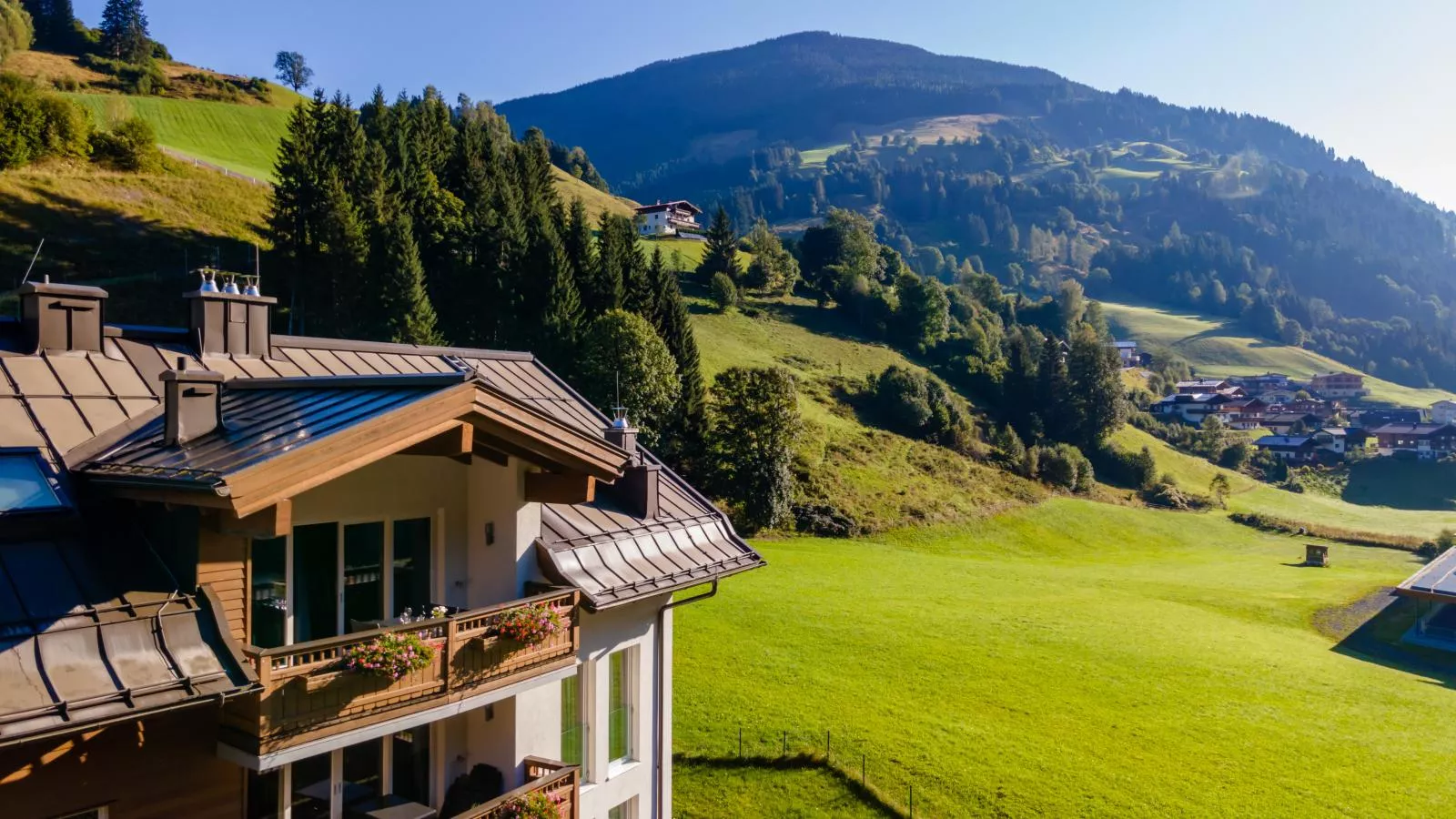 Saalbach Hinterglemm-Buitenkant zomer