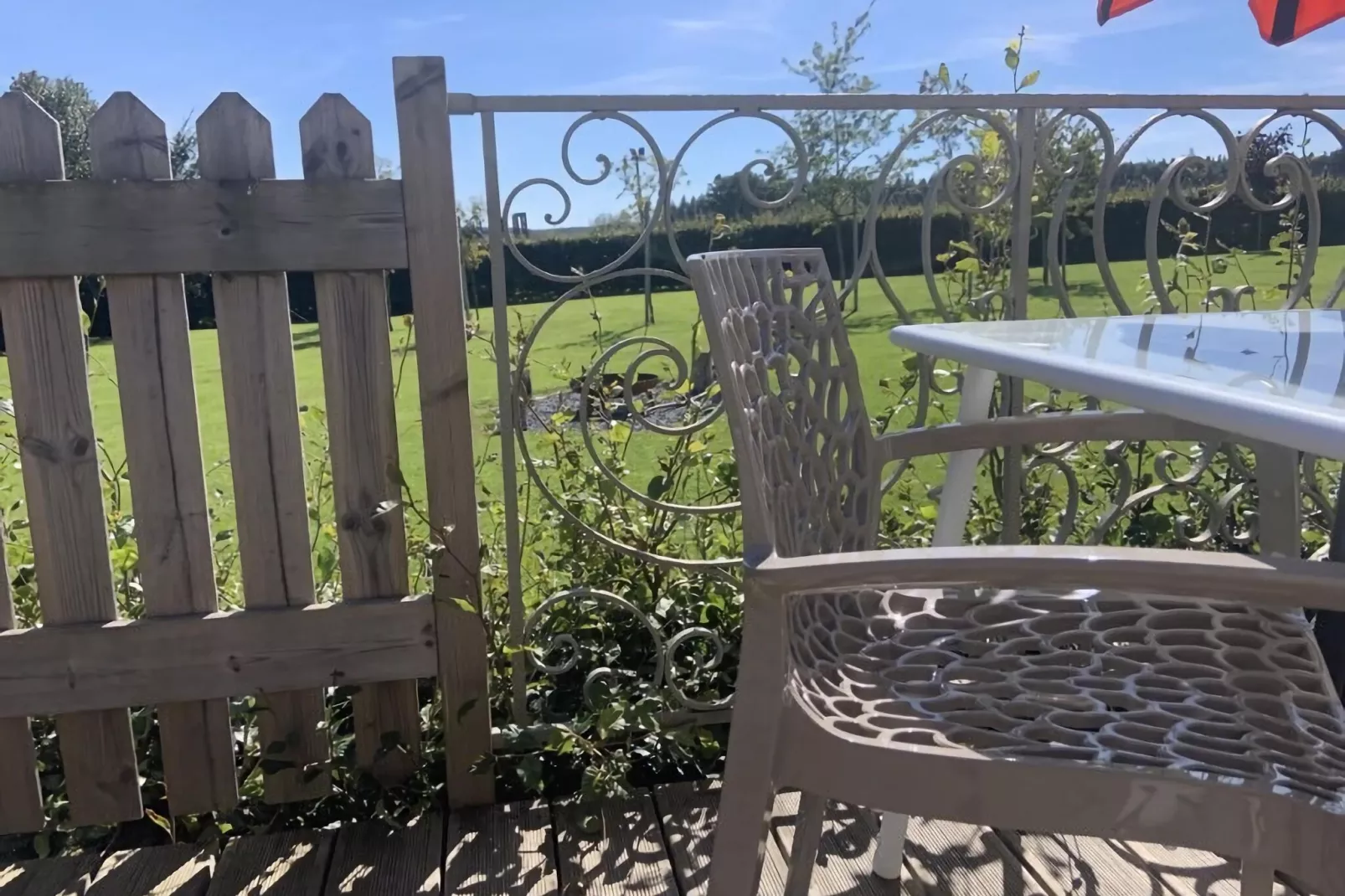 La roulotte des Ardennes-Terrasbalkon