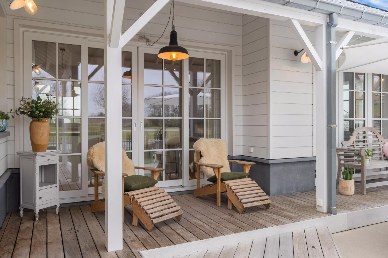 Het Witte Strandhuis-Terrasbalkon