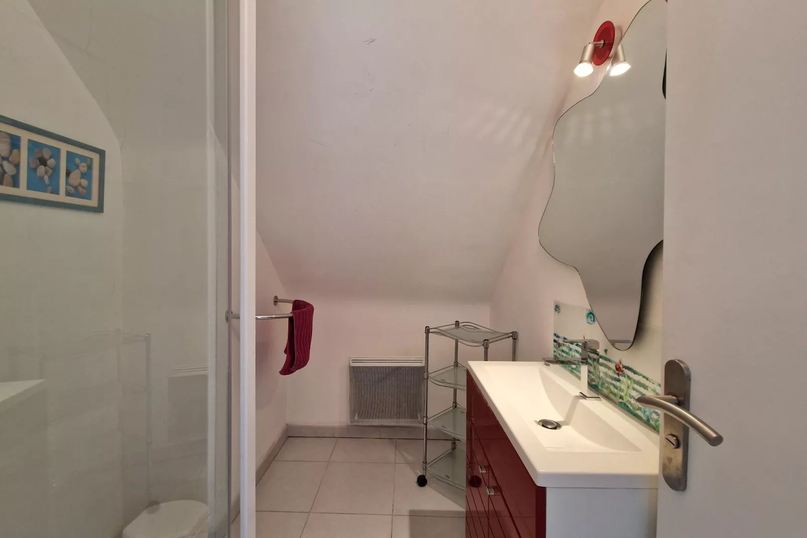Holiday flat, Erquy-gîte "Les Moussettes"-Badkamer