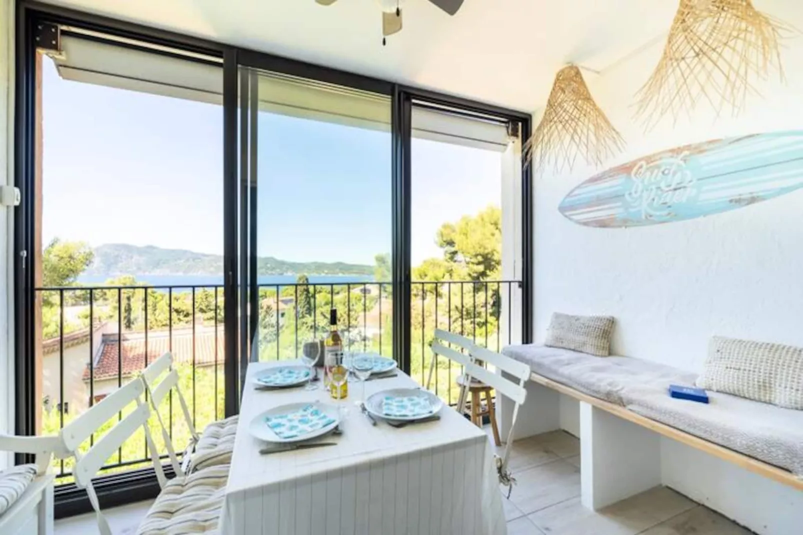 Vue Mer Imprenable, T3, Loggia, 6 Pers, Piscine, Tennis, Parking