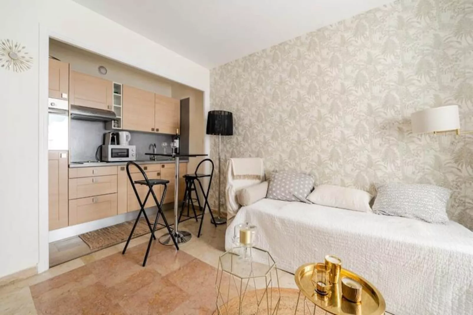 Cannes Croisette Studio Cosy 3pers Clim Wifi Pkg