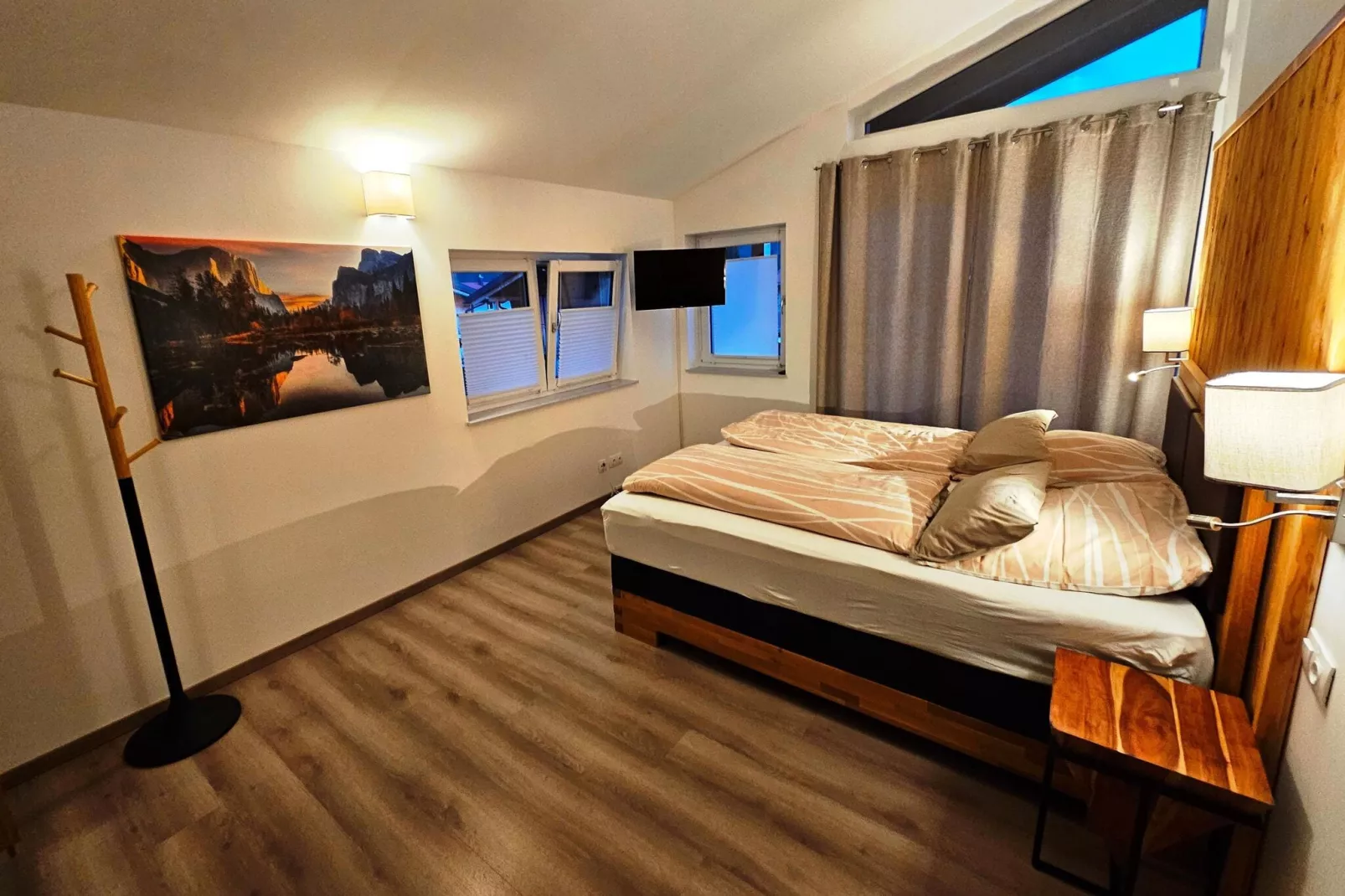 Appartement Panoramablick Inzell-Slaapkamer