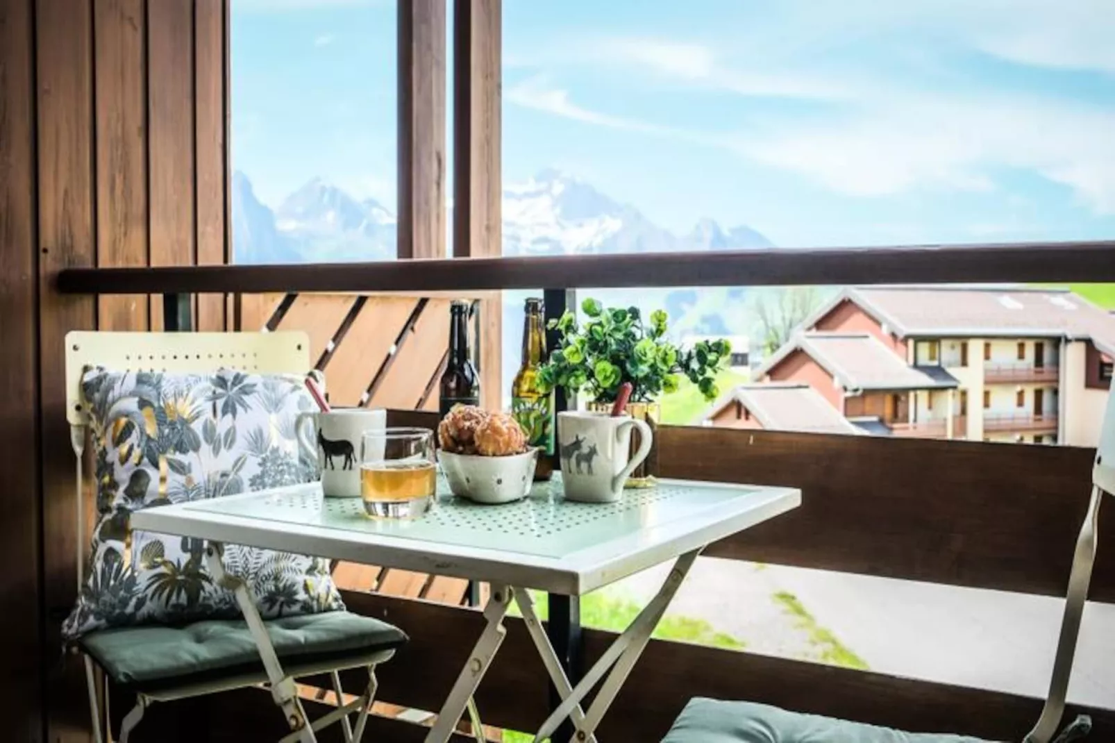 Slow Chalet Etale Duplex Sur Les Pistes, Balcon Avec Vue Montagne & Parking
