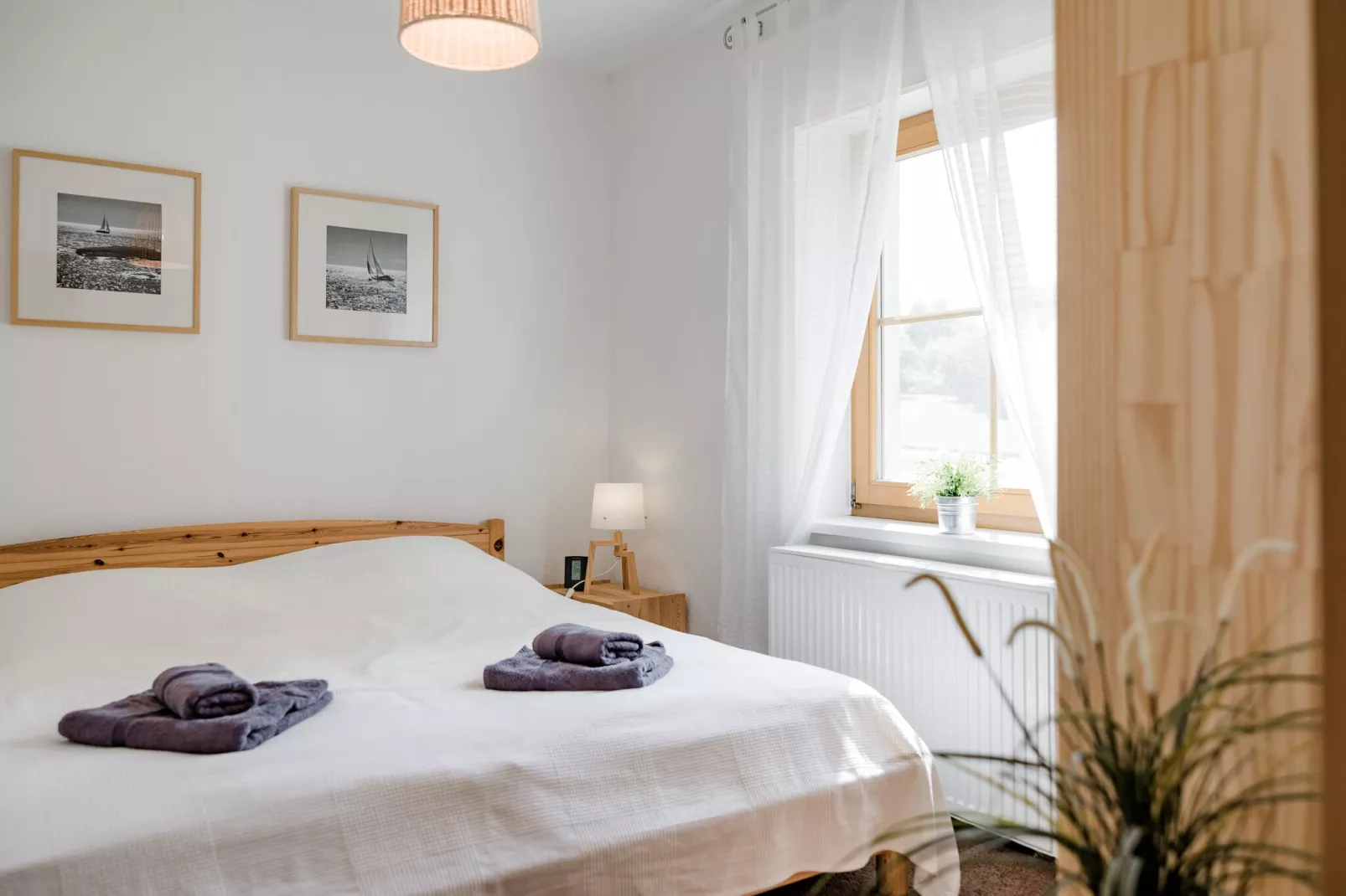 Ferienhaus Im Gutshofpark mit Sauna-Slaapkamer