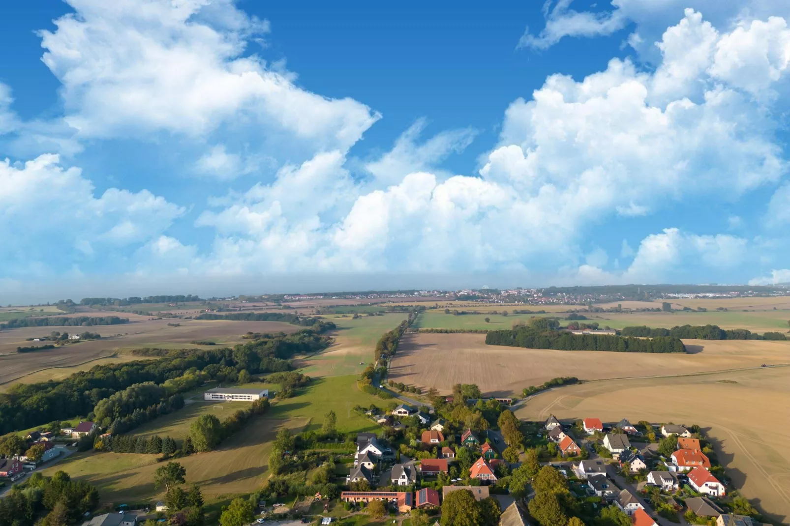 Minihus - Erdgeschoss mit Terrasse-Gebieden zomer 5km