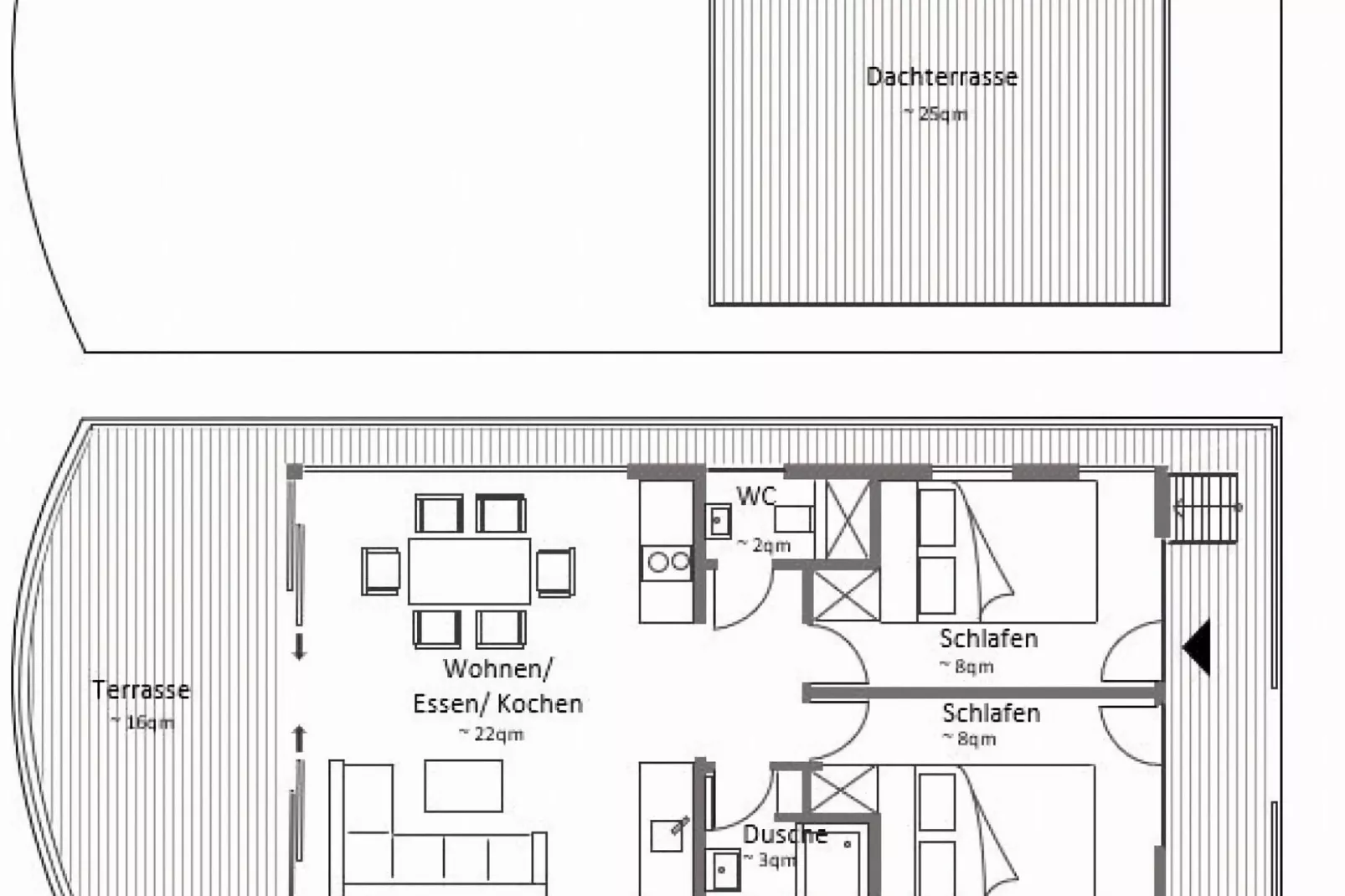 Floating 44 - LP 6 / 3 Personen-Sfeer