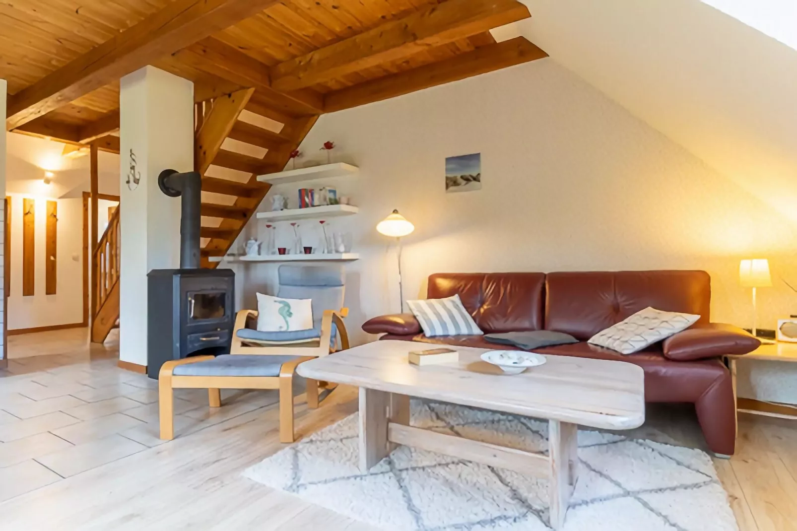 Ferienwohnung Friesennest Vollerwiek-Woonkamer