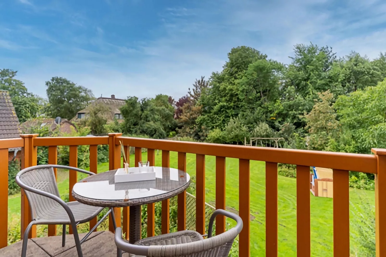 Ferienwohnung Hohe Düne Vollerwiek-Terrasbalkon