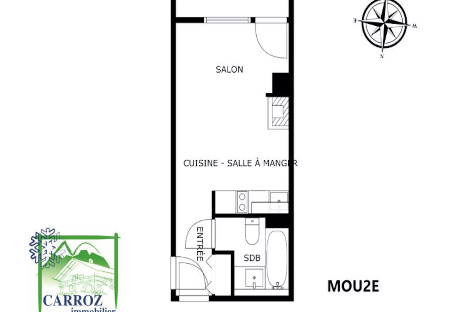 Studio à Les Carroz-d'Arâches-Niet-getagd