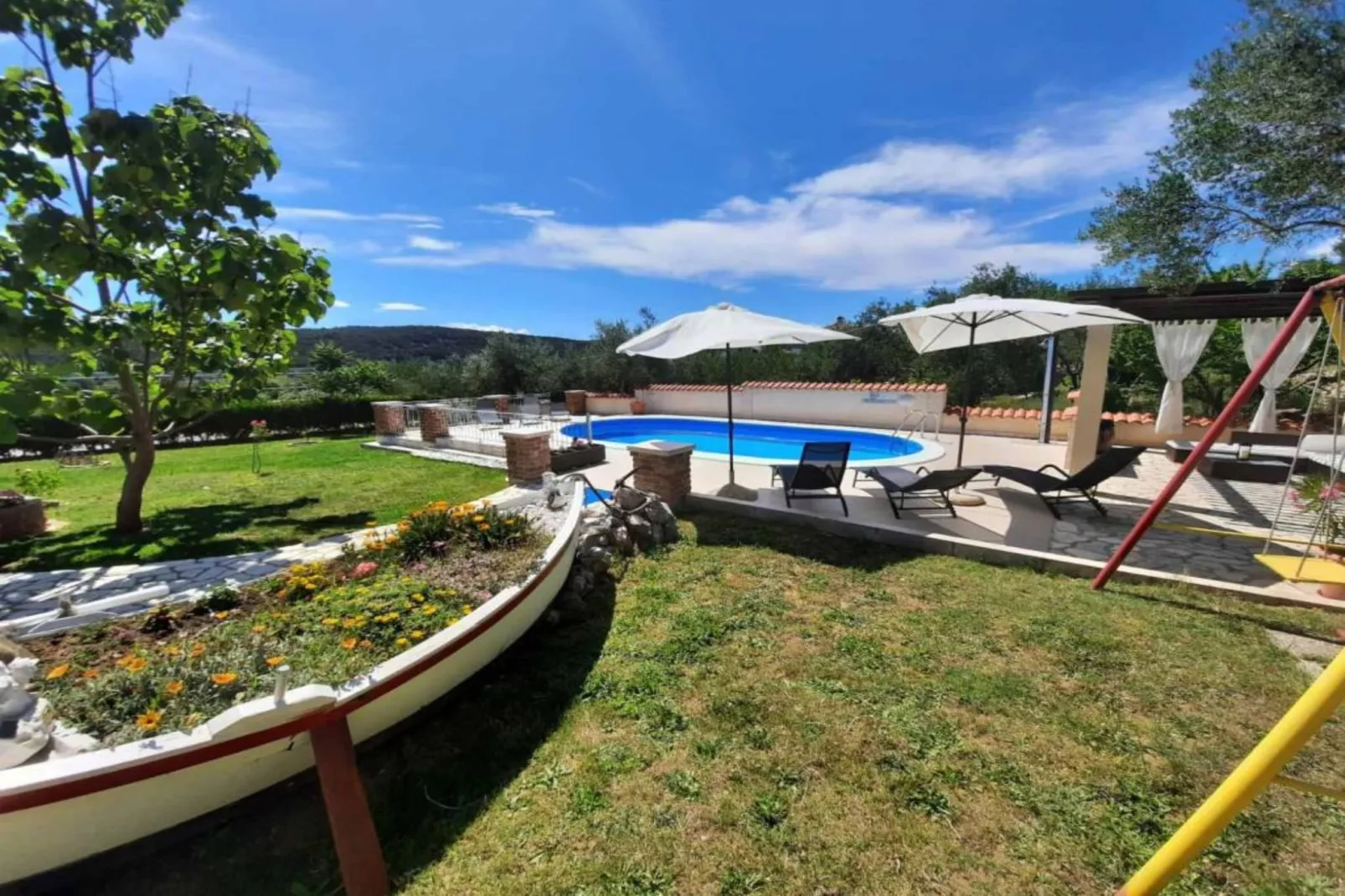 Apartments Matušan Kampor Rab - Two Bedroom Apartment With Terrace (A3)-Buitenlucht