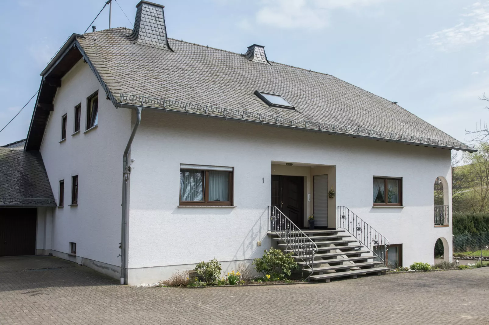 Ferienwohnung Hoff OG-Buitenkant zomer