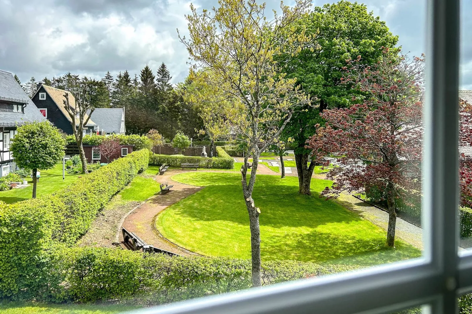 Zum Heidegarten-Uitzicht zomer