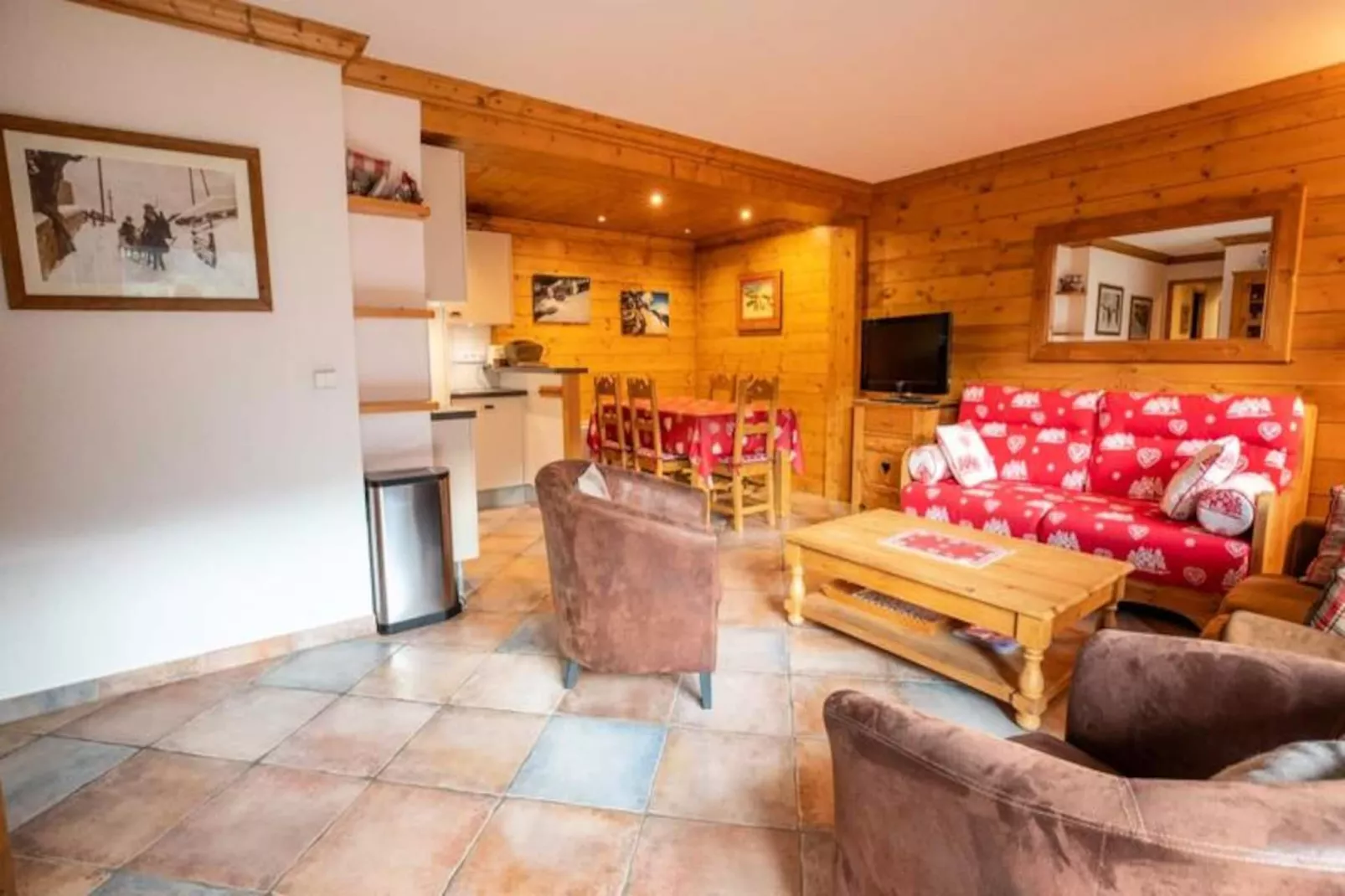 Cristal 2 Meribel Centre à 200m Des Pistes-Niet-getagd