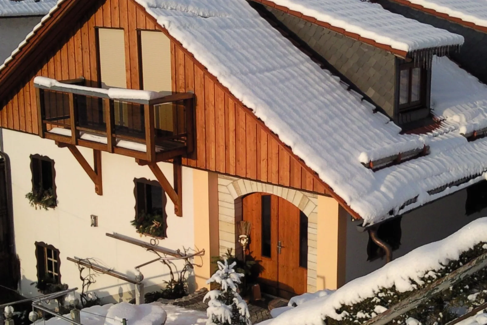 Landferienhof Schmidt-Exterieur winter