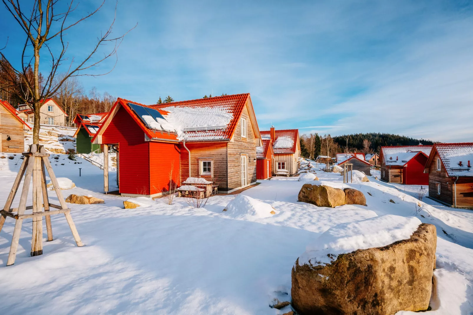 FH PremiumLodge Plus-4 Personen-Exterieur winter