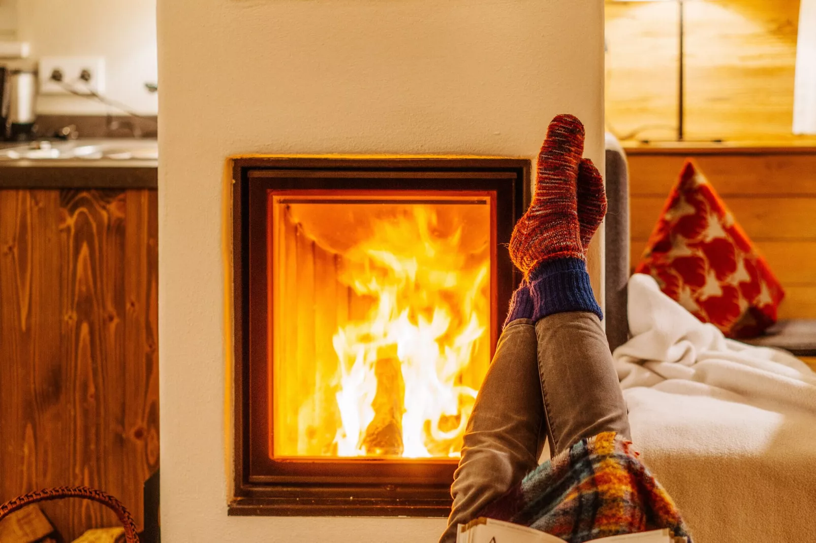 FH PremiumLodge Plus-4 Personen-Woonkamer