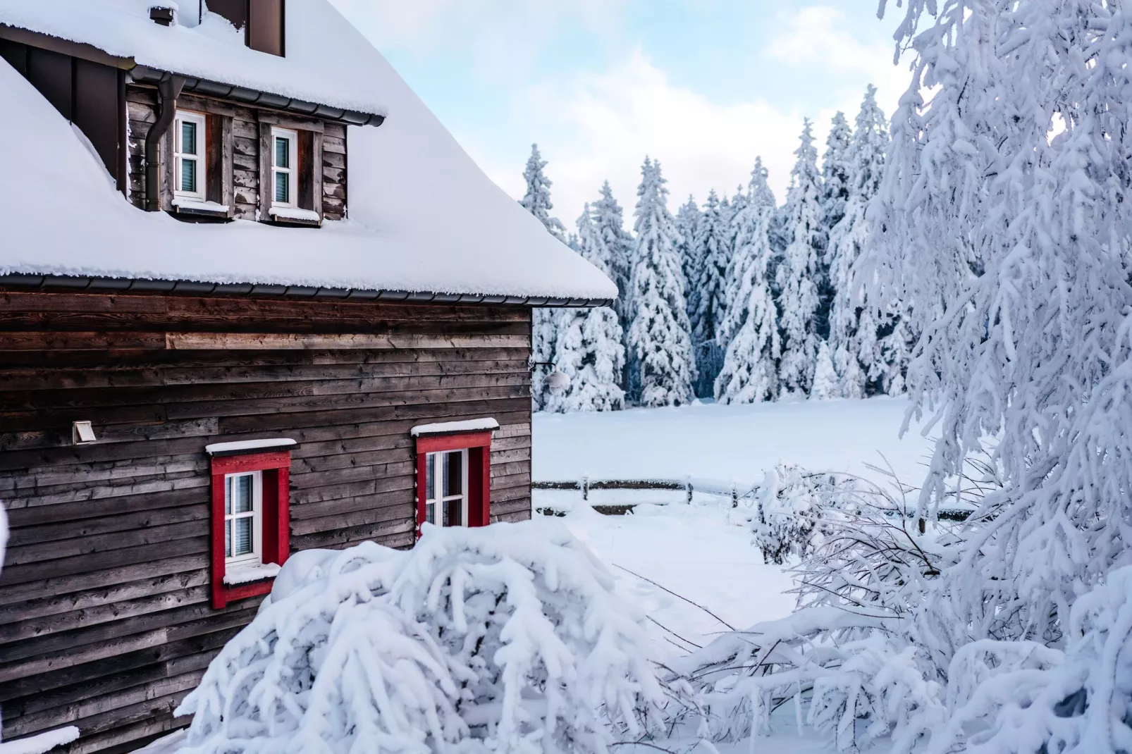 Exklusive Lodge 7  Personen-Exterieur winter