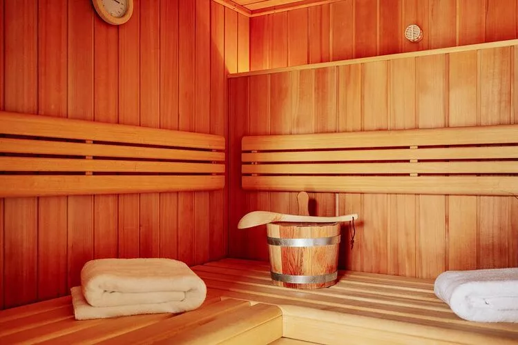 Exklusive Lodge 7  Personen-Sauna