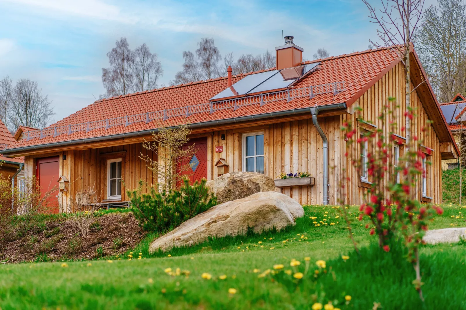 ExclusivLodge - 6 Pers-Buitenkant zomer