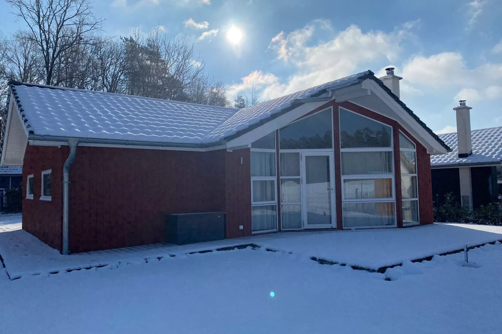 Ferienhaus Larsson-Exterieur winter