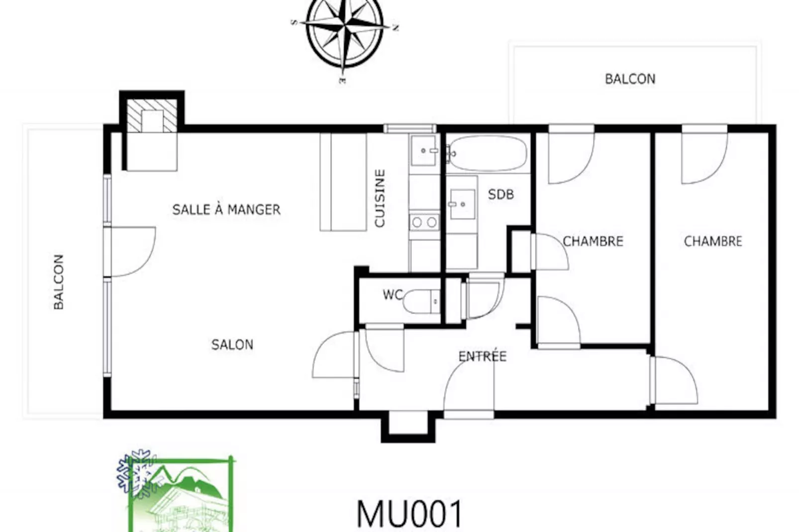 Appartements à Les Carroz-d'Arâches-Niet-getagd