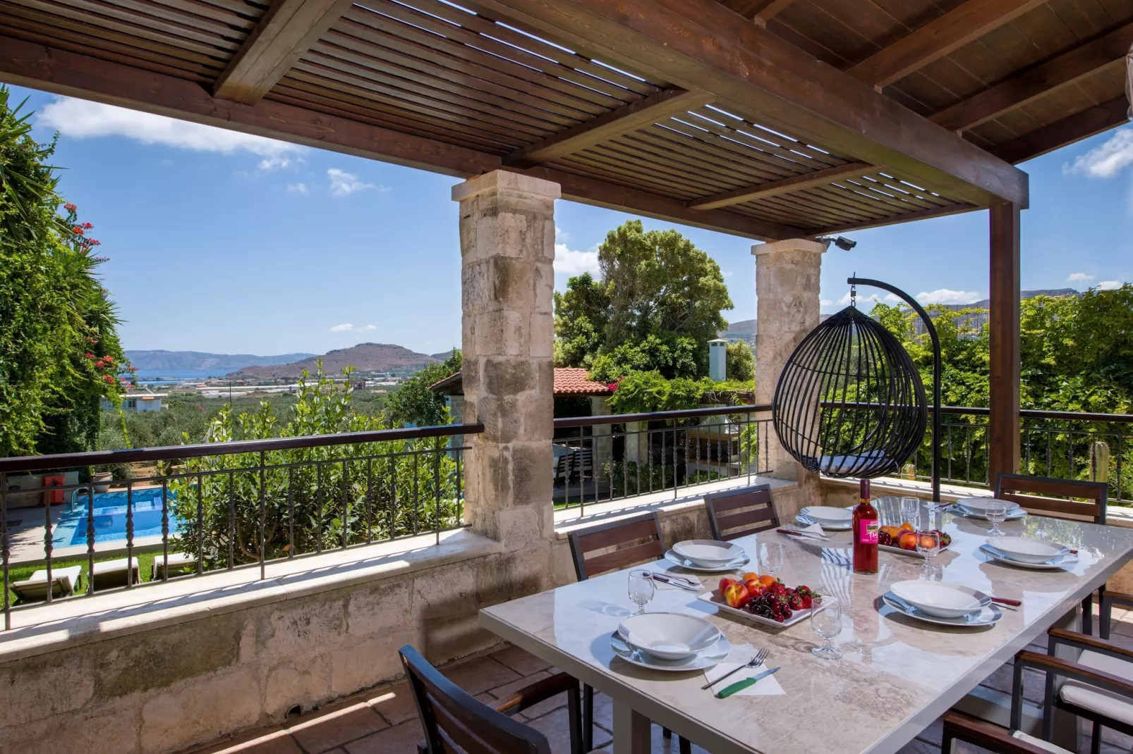 Villa Arhontariki 8prs-Terrasbalkon