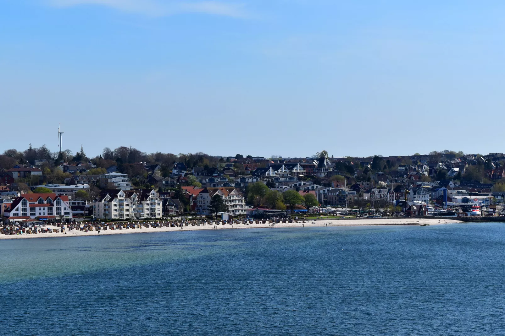 Apartments Panorama Laboe III m Seeblick 60 qm-Buitenkant zomer