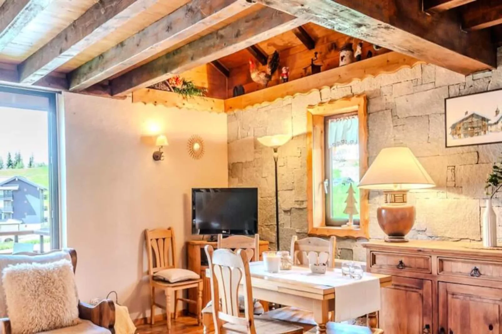 Slow Chalet Etale Duplex Sur Les Pistes, Balcon Avec Vue Montagne & Parking-Niet-getagd