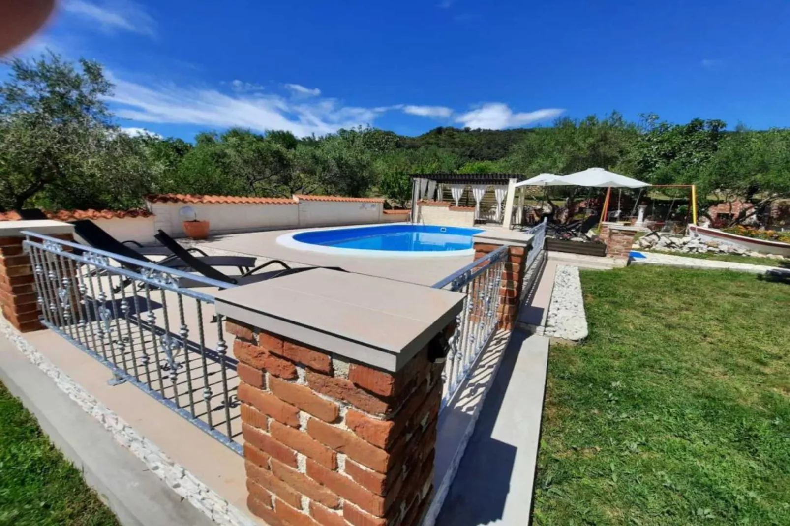 Apartments Matušan Kampor Rab - Two Bedroom Apartment With Terrace (A3)-Zwembad