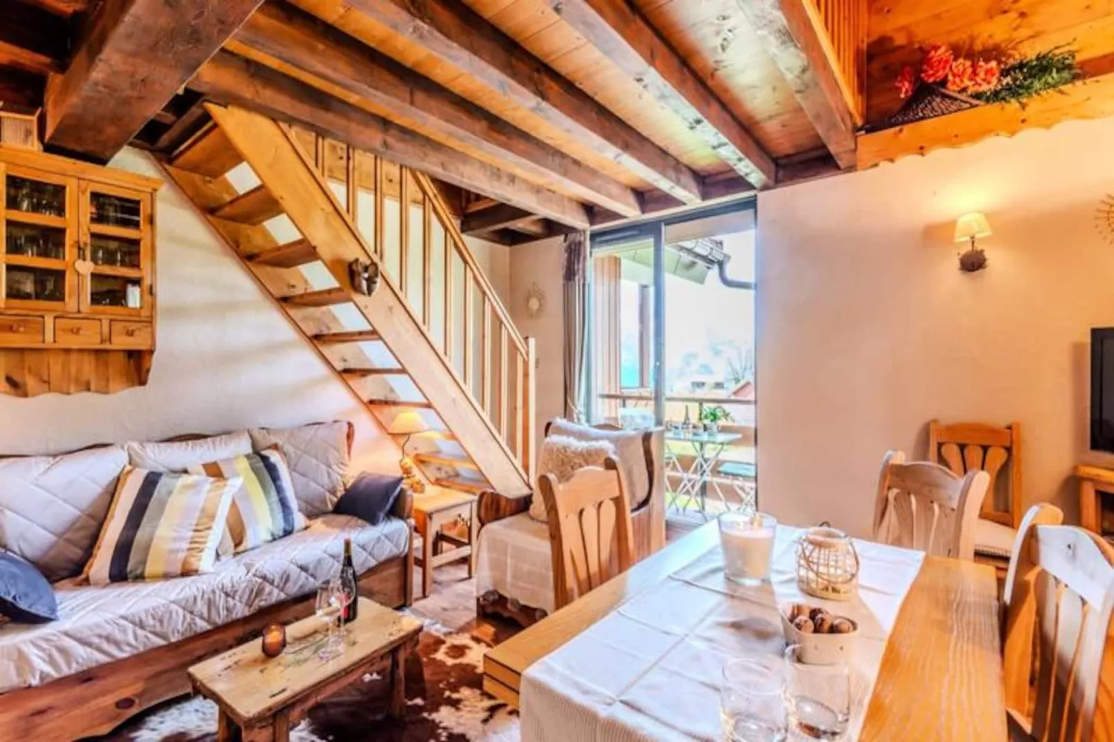 Slow Chalet Etale Duplex Sur Les Pistes, Balcon Avec Vue Montagne & Parking-Niet-getagd