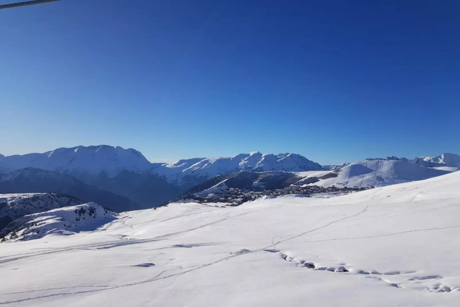 Chalet Lièvre Blanc-Gebied winter 20km