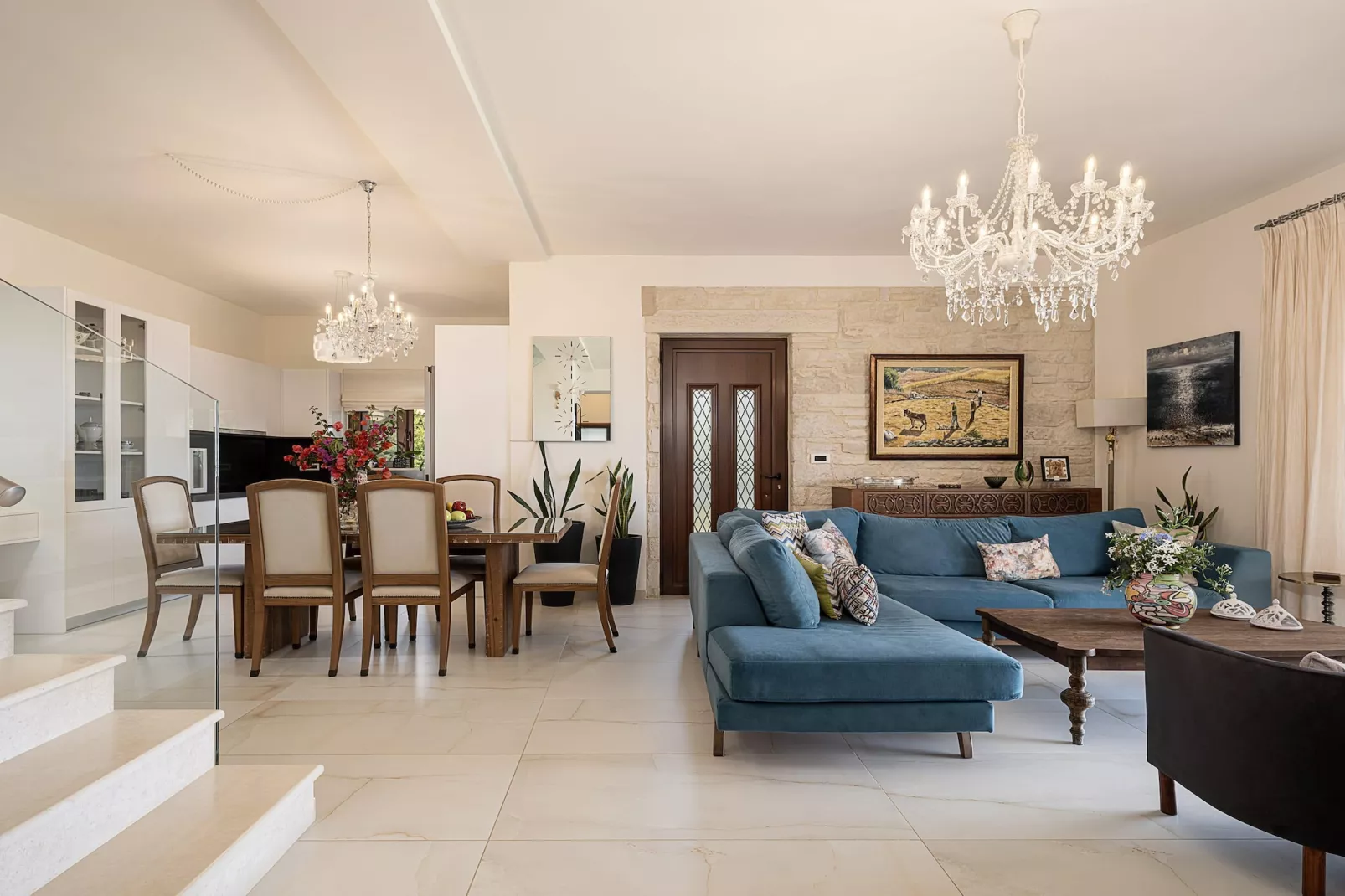 Villa Aloni 4prs - Woonkamer