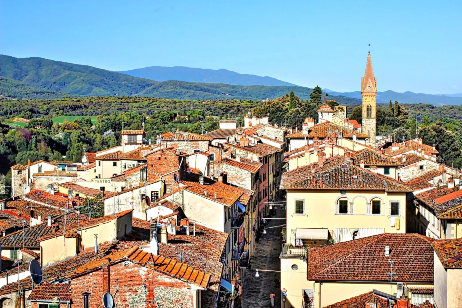 Falegnameria-Gebieden zomer 1km