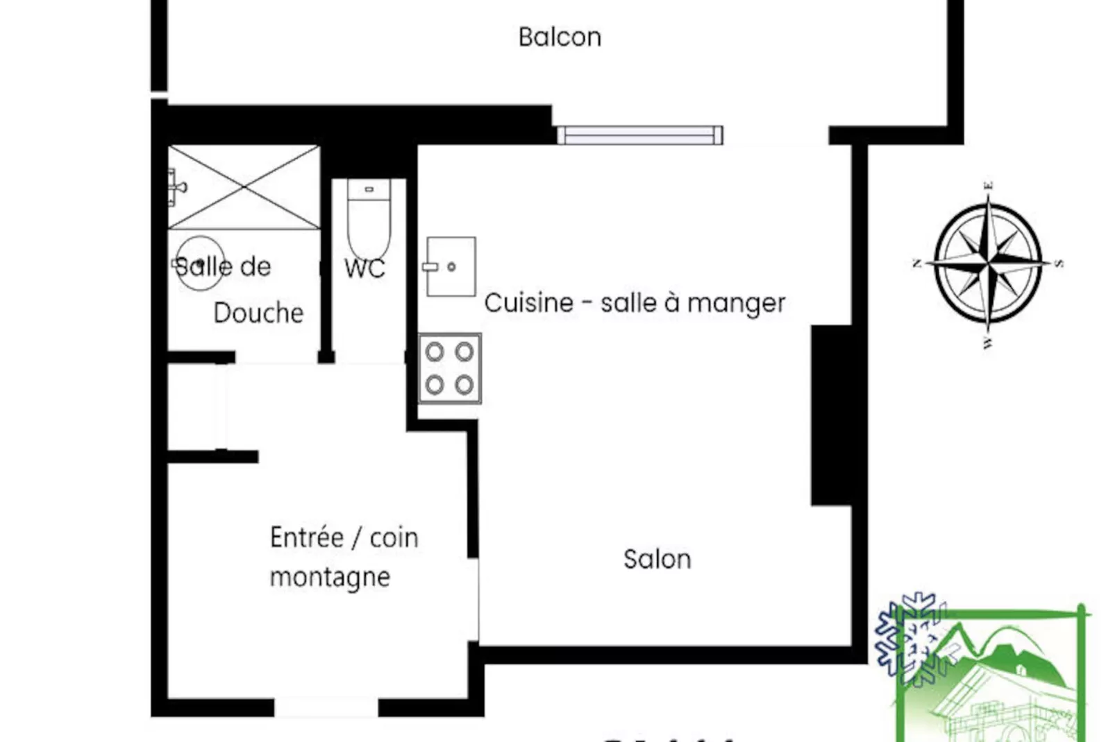 Studio à Les Carroz-d'Arâches-Niet-getagd