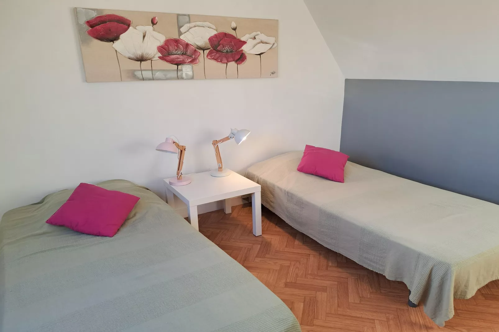 Granitsteinhaus in Guimaëc-Slaapkamer