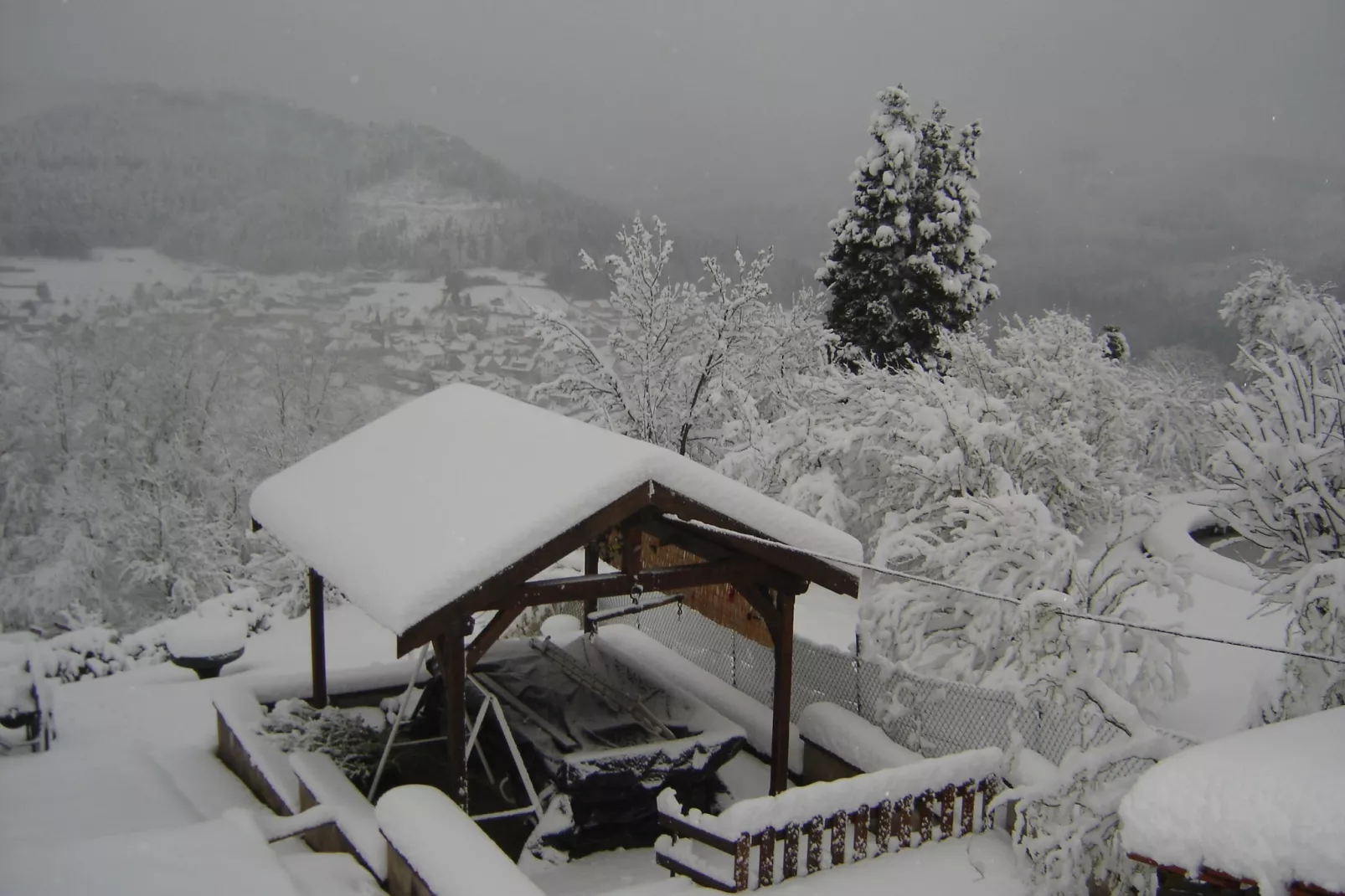 Le Gîte Fleuri-Tuin winter