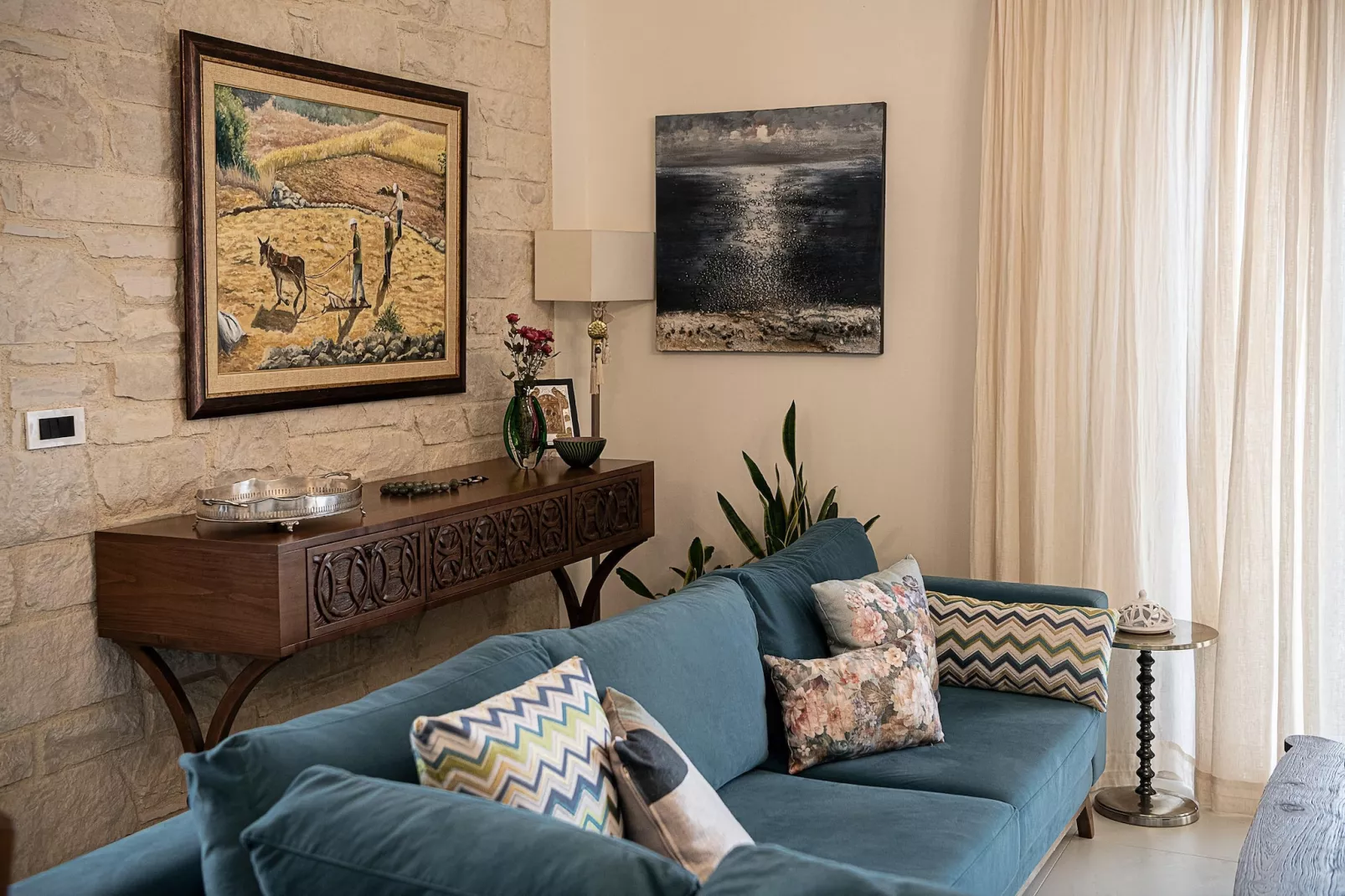 Villa Aloni 7prs-Woonkamer