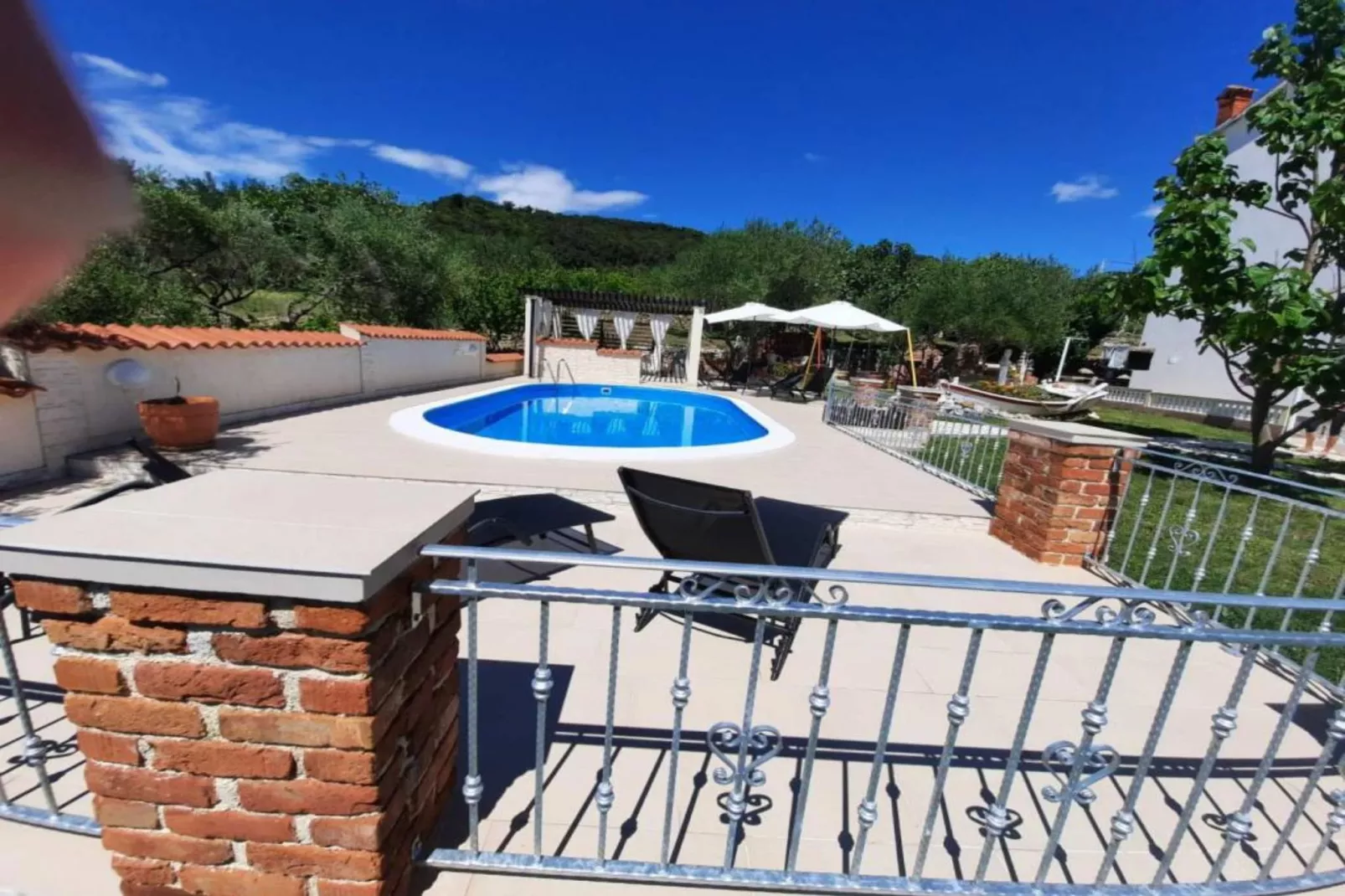 Apartments Matušan Kampor Rab - Two Bedroom Apartment With Terrace (A3)-Zwembad