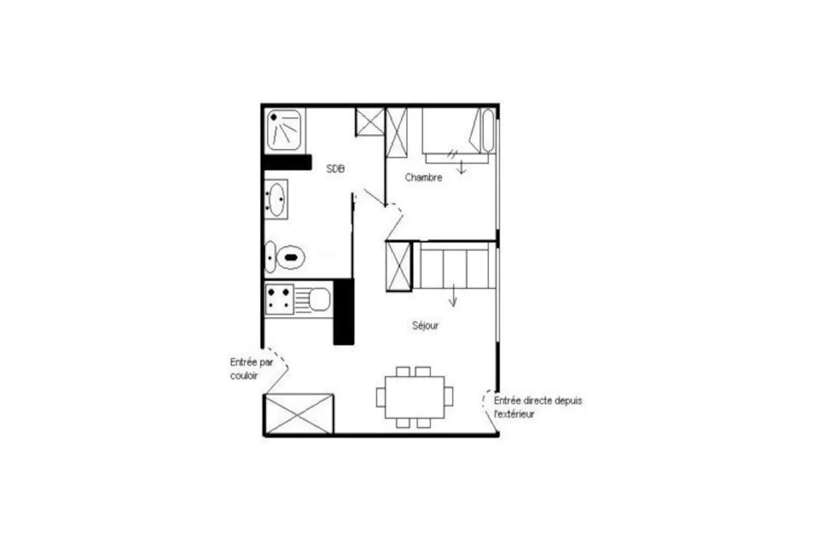 Résidence Les Lauzes-Niet-getagd