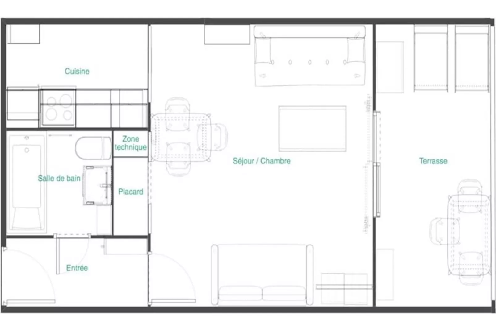 Résidence Studio "bormes In Blue" &agrave; La Favi&egrave;re - Class&eacute; 3***-Niet-getagd
