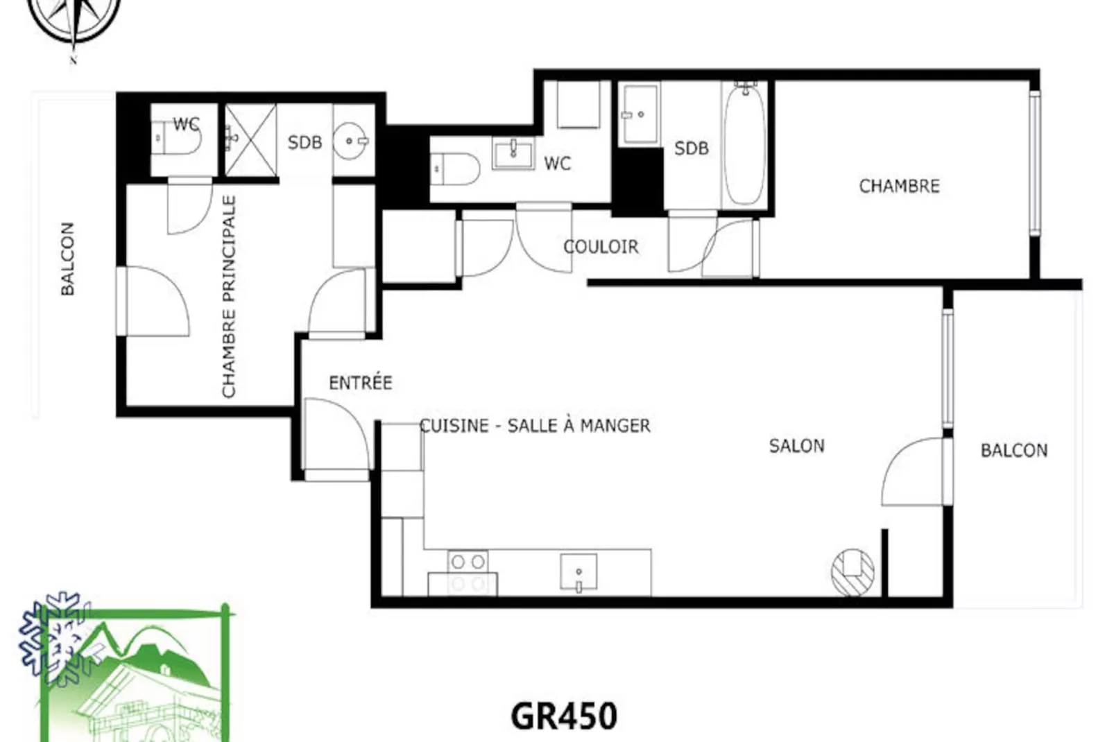 Appartements à Les Carroz-d'Arâches-Niet-getagd