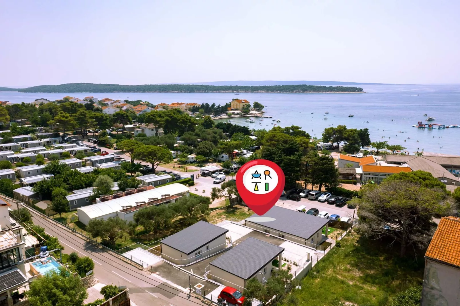 Apartments Arti Homes Rab Banjol - Two Bedroom Apartment With Terrace (Arti 4)-Buitenlucht