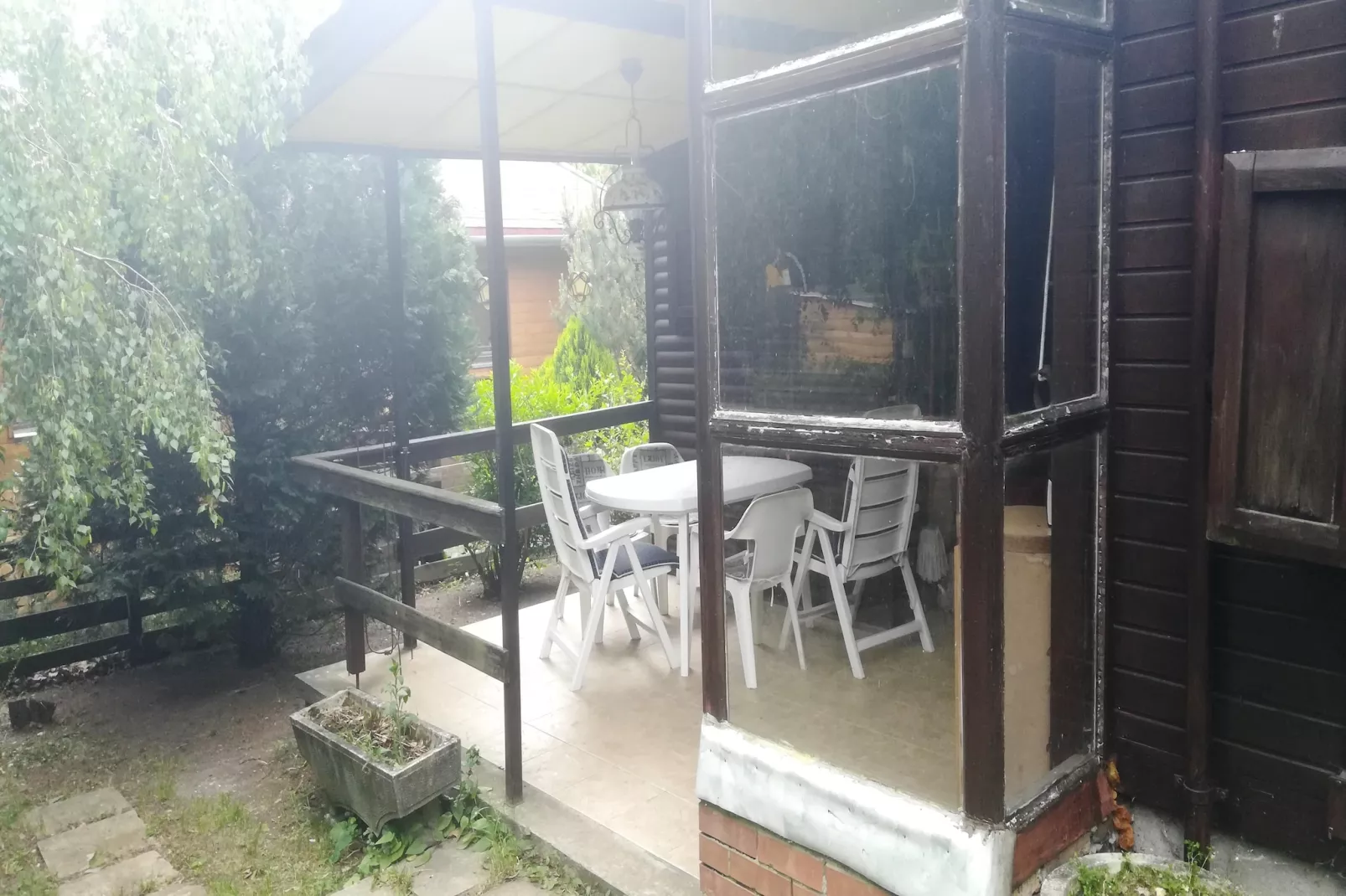 Ferienhaus Donauknie-Terrasbalkon