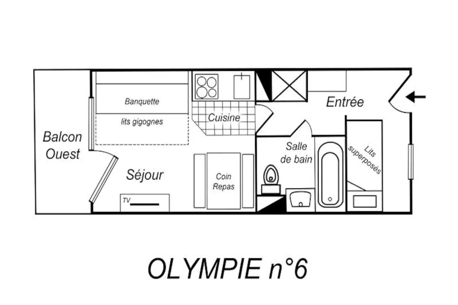 Résidence Olympie I-Niet-getagd