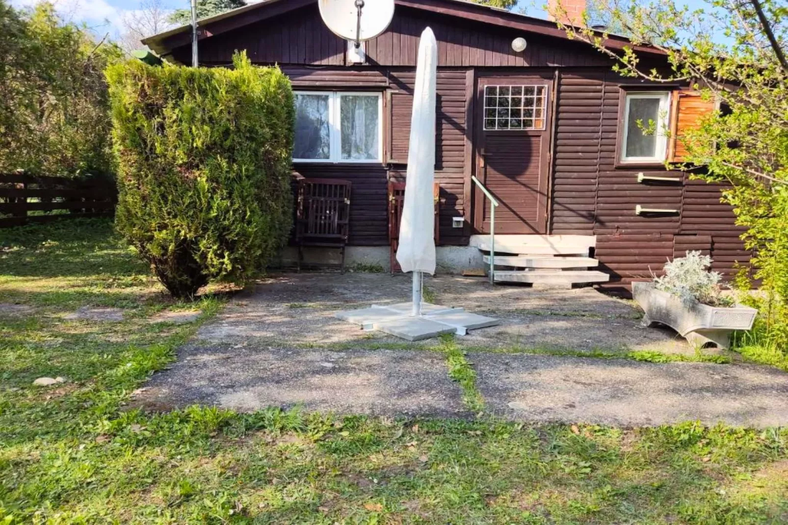 Ferienhaus Donauknie-Buitenkant zomer