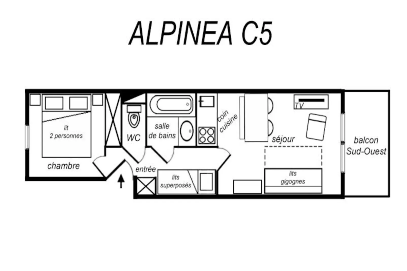 Résidence Alpinea-Niet-getagd